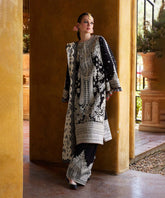 Lawn-3PC Embroidered Shirt with Organza Embroidered Dupatta-1372